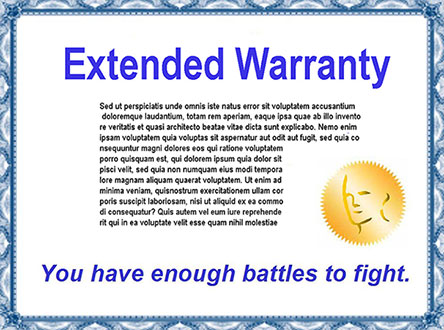 extended warranty certificate