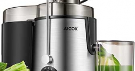 Aicok AMR 526 Wide Mouth 3-Speed Centrifugal Juicer